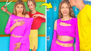 10 AWESOME CLOTHES HACKS FOR GIRLS! Cool DIY Ideas by Mr Degree