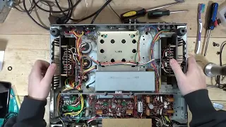 Marantz 2230 Stereo Receiver Repair Part 1 - Repairing a Distorted Right Channel