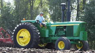 Big Tractors Cultivating