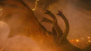 Ghidorah despierta a los demas titanes del mundo - Godzilla: King of the monsters (2019)