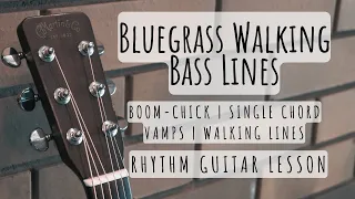 Bluegrass Walking Bass Lines: Guitar Lesson