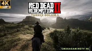 VAHŞİ BATI EFSANESİ BAŞLIYOR HEMDE 4K ULTRAHD RED DEAD REDEMPTİON 2 TÜRKÇE BÖLÜM 1