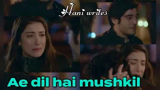 Ae dil hai mushkil(part3)|vm.baris filiz|hamari kahani|hazal kaya ❤️ burak deniz|our story