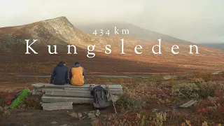 Hiking the Kungsleden in Swedish Lapland during autumn