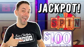 $100 Wheel of Fortune Spins a WIN!