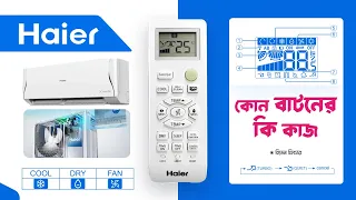 How to Use Haier AntirustCool DCinverter AC Remote