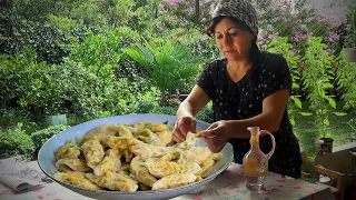 Cheese Making in the Village | Cheese Ravioli Recipe | 1 Hour of Best Dough Meal Recipes