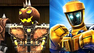 REAL STEEL WRB Hollowjack VS Atom & Aquabot & Camelot & Tackle & Gambit