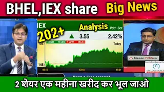 BHEL,IEX share latest news,bhel share analysis,bhel share target,bhel share news,dividend