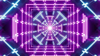 Flickering neon light structure vj loop