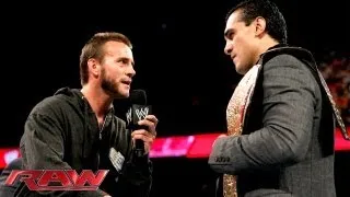 CM Punk challenges new World Heavyweight Champion Alberto Del Rio to a match: Raw, June 17, 2013