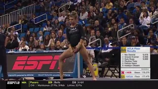 Pauline Tratz (UCLA) 2019 Floor vs Nebraska 9.825