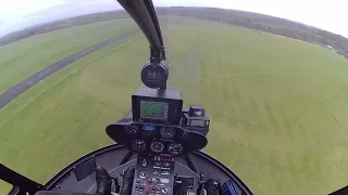 Helicopter Autorotation Landing with Engine Off