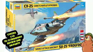 Zvezda 1/48 Su-25 Frogfoot Part I Review and AM parts