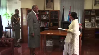 Fijian President receives credentials from High Commissioner of Pakistan to Fiji