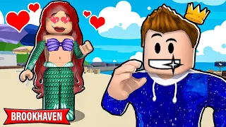 LA SIRENITA SE ENAMORA DE MI en BROOKHAVEN! ❤️🏡 - Roblox YoSoyLoki