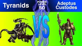 Warhammer 40k 8th Edition Live Battle Report Tyranids vs Adeptus Custodes