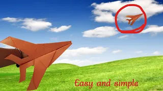 How to make paper airplane easy that fly far-over 150 Feet!