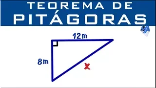 Teorema de Pitágoras | Encontrar la hipotenusa