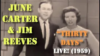June Carter & Jim Reeves - Thirty Days (Live 1959)