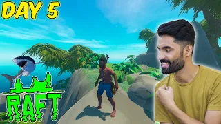 Exploring a Mysterious Island - Raft Survival Gameplay #2