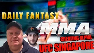 UFC Singapore DraftKings Discussion | Creating Alpha in Daily Fantasy MMA: Cerrone vs. Edwards