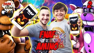 КТО-ТО УДАЛИЛ АККАУНТ ЯРИКА В АМИНО?! Папа Роб и Ярик: обзор приложения FNaF Amino! Часть 2 13+