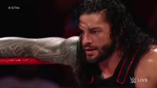 The Miz vs  Roman Reigns   Intercontinental Championship Match Raw, Nov  20, 2017  WWE