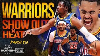 Poole, Kuminga x Warriors Put On a Show With No Steph, Klay & Draymond vs Heat 🔥🔥 | March 23, 2022