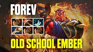 Old School Ember Spirit 3X Battle Fury 26 KIll by Forev - Top MMR Pro Player | Dota 2