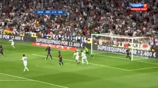 Real Madrid 2-1 FC Barcelona, 29.08.12 Supercopa Spain. Highlights