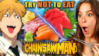 Try Not To Eat - Chainsaw Man (Aki's Curry, Denji's Toast, Kitsune Udon) | People Vs. Food