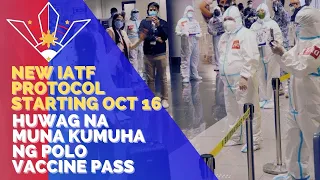 🔴IATF NAGBAGO NG ISIP! MGA BAKUNADO MAKINIG. SIMULA OCTOBER 16, ALAMIN ANG DADATNANG PROTOCOL