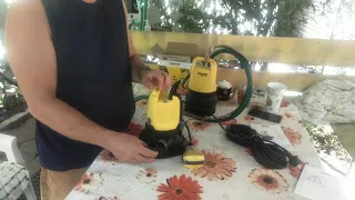 Karcher SP 5 Dual распаковка ДРЕНАЖНЫЙ НАСОС ДЛЯ ГРЯЗНОЙ ВОДЫ SP 5 DUAL