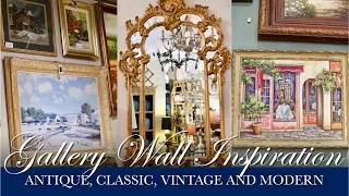 Antique, Classic, Vintage & Modern Art & Mirrors | Interior Design Gallery Wall Inspo Shopping Tour