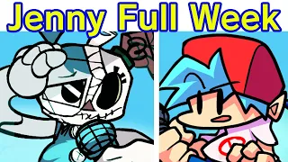 Friday Night Funkin' VS Jenny Full Week (FNF Mod) (My Life As A Teenage Robot) (XJ-9 Early Build)