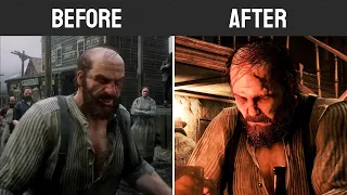 This is what happens to Tommy After the fight (Before & After) - Red Dead Redemption 2