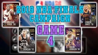 NBA Live Mobile 19 2019 NBA Finals Campaign Walkthrough - Game 4 + 103 Ovr Lebron James