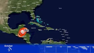 2001 Atlantic Hurricane Season Animation V.2