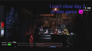 why I can't escape from them # playing five nights at Freddy's