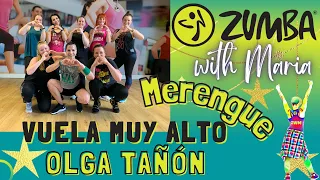 Olga Tañón - Vuela Muy Alto - ZUMBA® - choreo by Maria - MERENGUE