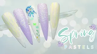 Spring Pastels | Gel Polish Nail Art Design