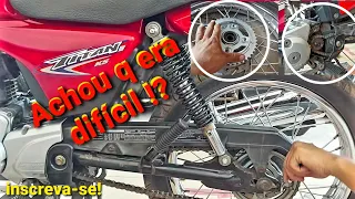 Como trocar kit transmissão da sua moto sem levar na oficina.