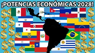 TOP 9 PAÍSES MÁS RICOS DE AMÉRICA LATINA 2028