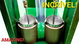 TUTORIAL. Como fazer um motor stirling 2x1           2x1 homemade stirling engine.