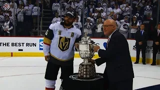 Golden Knights accept Clarence Campbell Bowl
