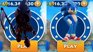 Sonic Dash - Reaper Metal Sonic VS Sonic _ Movie Sonic vs All Bosses Zazz Eggman