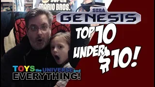 Top 10 SEGA Genesis Games Under 10 Dollars!