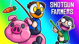 Shotgun Farmers Funny Moments - Capture the Piggy Mode!