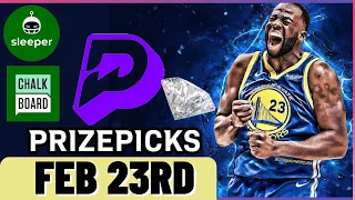 NBA PRIZEPICKS | PROP PICKS | FRIDAY | 2/23/2024 | NBA BETTING | BET PROPS